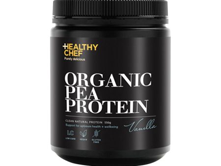 The Healthy Chef Organic Pea Protein Vanilla 550g Discount