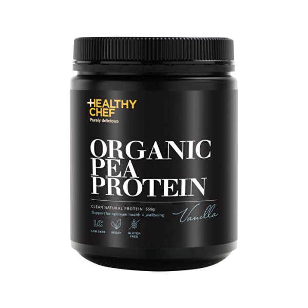 The Healthy Chef Organic Pea Protein Vanilla 550g Discount