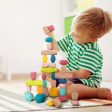 Tooky Toy Co Wooden Stacking Stones - 32pcs  24x18x5cm Hot on Sale