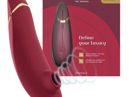 Womanizer Womanizer Premium 2 Luxurious Clitoral Stimulator Red  Fixed Size Online now