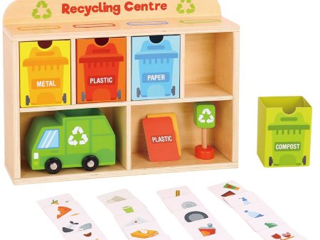 Tooky Toy Co Recycling Centre  30x6x23cm Cheap