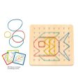 Tooky Toy Co Rubber Band Geoboard  18x18x3cm For Cheap