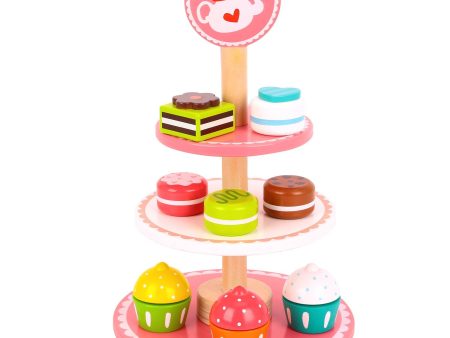 Tooky Toy Co Dessert Stand  19x19x37cm For Sale