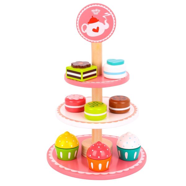 Tooky Toy Co Dessert Stand  19x19x37cm For Sale