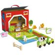 Tooky Toy Co Farm Play Box  30x10x22cm For Cheap