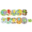 Tooky Toy Co Number Puzzle  30x23x2cm Hot on Sale