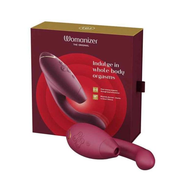 Womanizer Womanizer Duo 2 Dual-Stimulaion Suction Vibrator Bordeaux  Fixed Size Discount