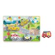 Tooky Toy Co Chunky Puzzle - Transportation  30x21x2cm Online