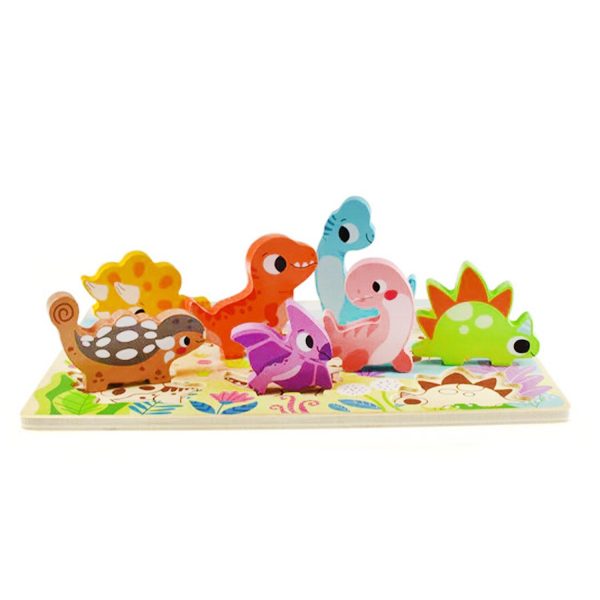 Tooky Toy Co Chunky Puzzle - Dinosaur  30x21x2cm Online Sale