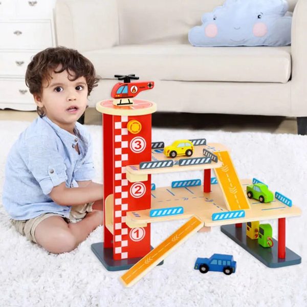 Tooky Toy Co Parking Structure  50x30x37cm For Sale