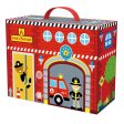 Tooky Toy Co Fire Station Box  30x10x22cm For Discount