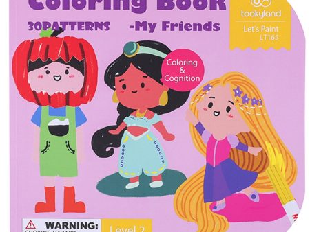 Tookyland Coloring Book - My Friends  26x28x0.5cm Fashion