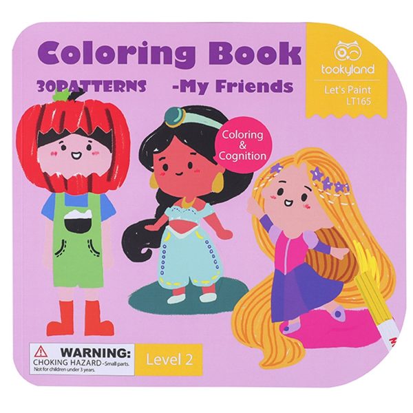 Tookyland Coloring Book - My Friends  26x28x0.5cm Fashion