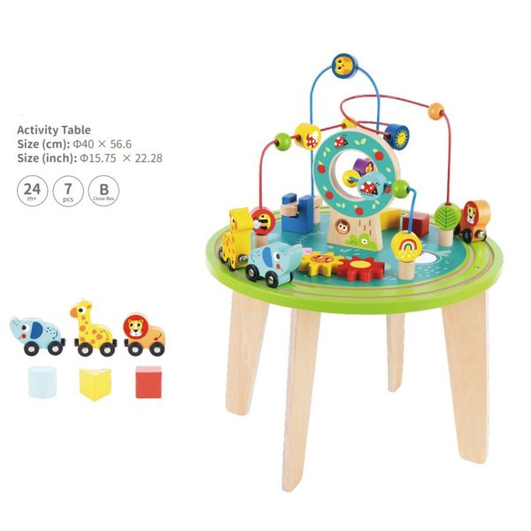 Tooky Toy Co Activity Table  40x40x57cm For Sale