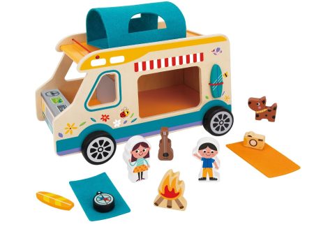 Tooky Toy Co Camping RV  30x17x23cm Fashion