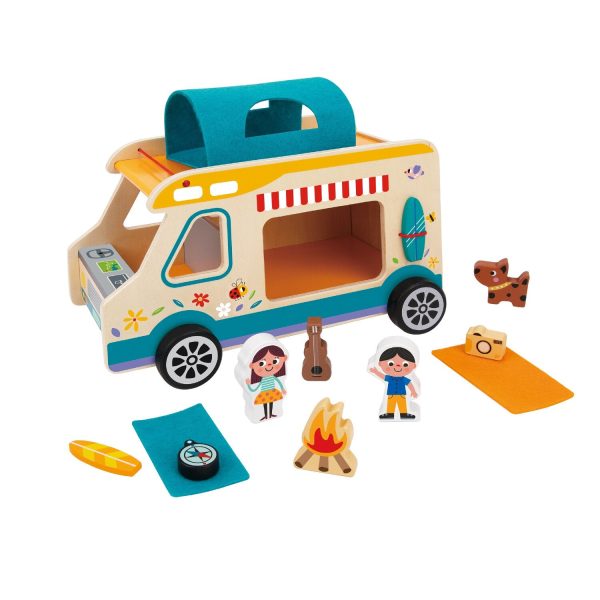 Tooky Toy Co Camping RV  30x17x23cm Fashion