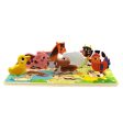 Tooky Toy Co Chunky Puzzle - Farm  30x21x2cm Discount