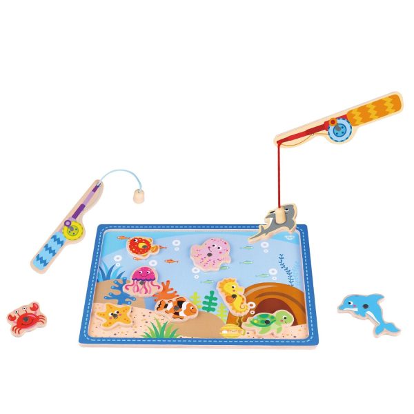 Tooky Toy Co Fishing Game  22x22x9cm For Sale