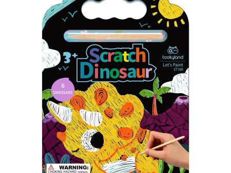 Tookyland Scratch Book-Dinosaur  25x17x2cm Online Sale