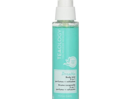 Teaology Yoga Care Breathe 2 In 1 Perfumes + Refreshes Body Mist  100ml 3.3oz For Discount