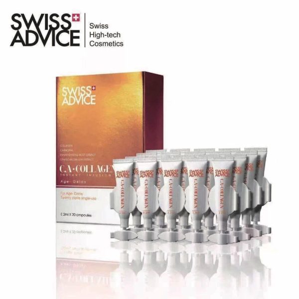 Swiss Advice Swiss Advice - C.A. - Collagen Instant Infusion Serum  (Lifting, Firming, Anti-Wrinkling, Anti-Aging) (e2ml*20pcs Box) SA009  Fixed Size Online