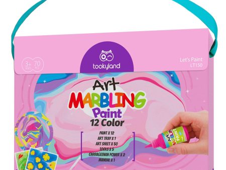 Tookyland Marbling Paint Kit - 12 Color  20x5x26cm For Sale