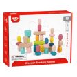 Tooky Toy Co Wooden Stacking Stones - 32pcs  24x18x5cm Hot on Sale