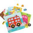 Tooky Toy Co 6 In Mini Transportation Puzzle  17x17x2cm Fashion