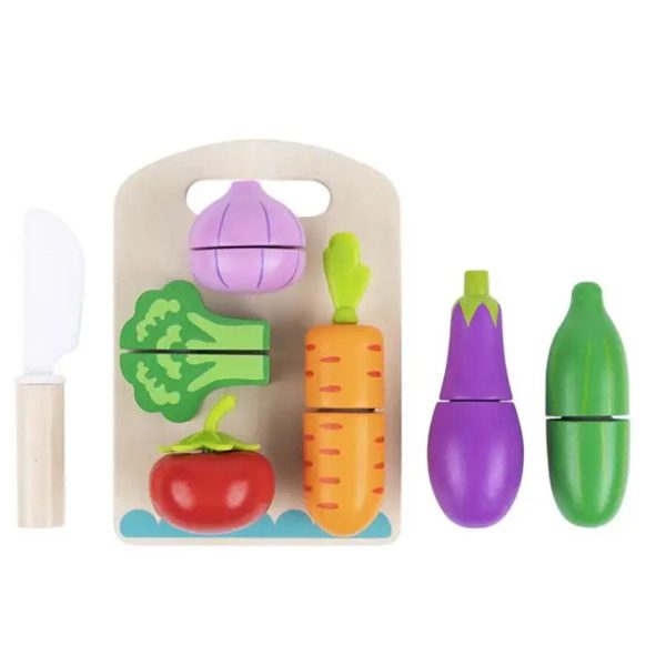 Tooky Toy Co Cutting Vegetables  23x16x6cm For Discount