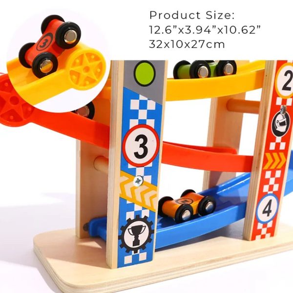 Tooky Toy Co Sliding Tower - Small  32x10x27cm Hot on Sale