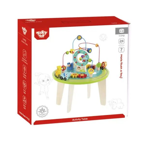 Tooky Toy Co Activity Table  40x40x57cm For Sale