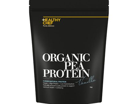 The Healthy Chef Organic Pea Protein Vanilla 1kg For Discount