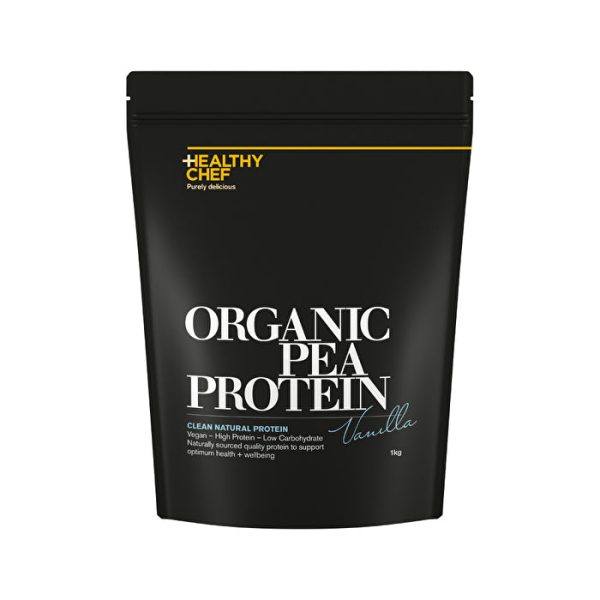 The Healthy Chef Organic Pea Protein Vanilla 1kg For Discount