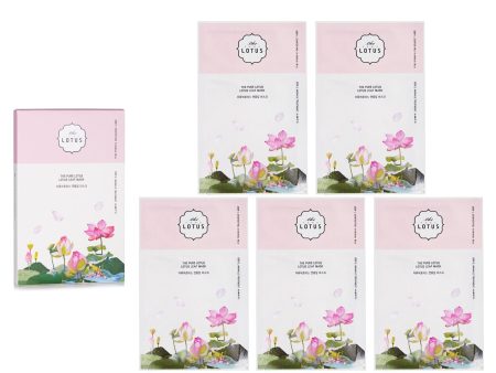 THE PURE LOTUS Lotus Leaf Mask - Wrinkle Treatment  5pcs Hot on Sale