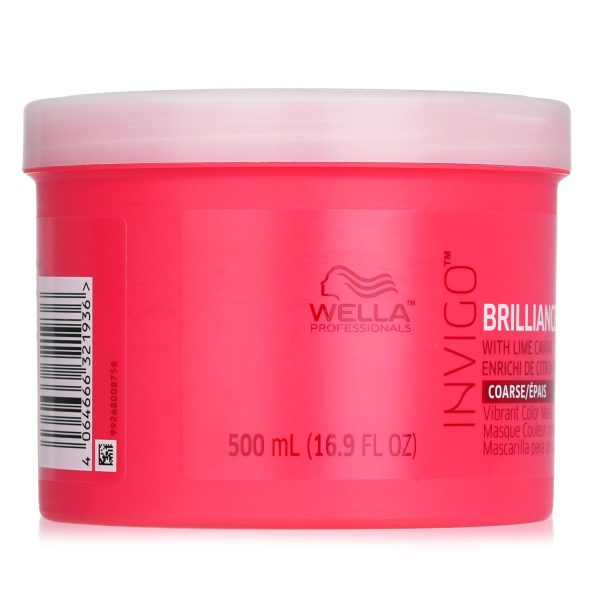 Wella Invigo Brilliance Vibrant Color Mask - # Coarse  500ml 16.9oz Fashion