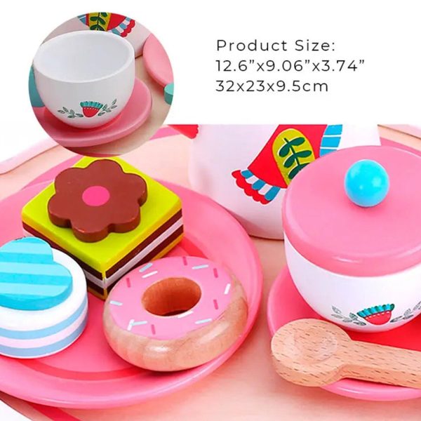 Tooky Toy Co Afternoon Tea Set  32x23x10cm Online Sale