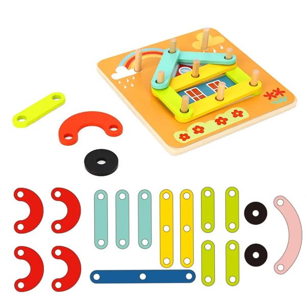 Tooky Toy Co My Learning Puzzle  18x18x4cm on Sale