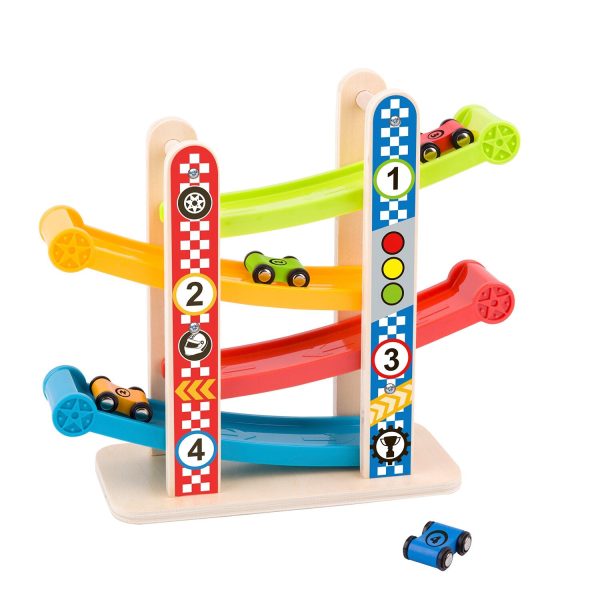 Tooky Toy Co Sliding Tower - Small  32x10x27cm Hot on Sale