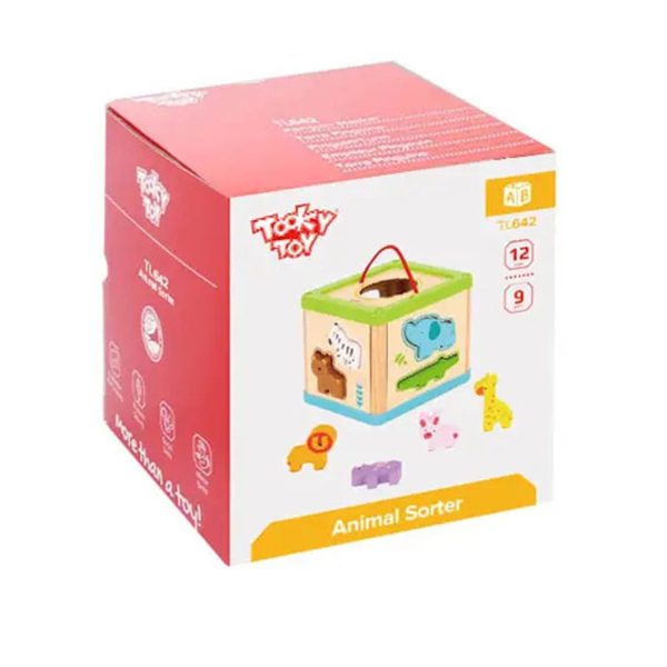 Tooky Toy Co Animal Sorter  16x16x15cm Online Hot Sale