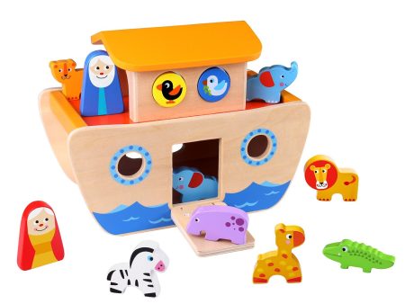 Tooky Toy Co Noah?s Ark  26x14x19cm For Sale