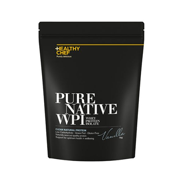 The Healthy Chef Pure Native WPI (Whey Protein Isolate) Vanilla 1kg Online Sale