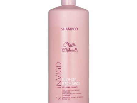 Wella Invigo Blonde Recharge Color Refreshing Shampoo - # Cool Blonde  1000ml Supply