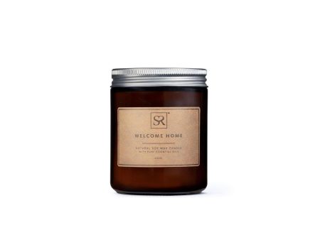 Soapnut Republic Natural Soy Wax Candle - Sandalwood (200gram)  smell on Sale