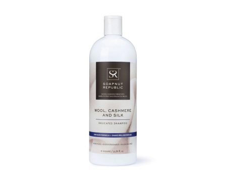 Soapnut Republic Wool, Cashmere & Silk Delicates Shampoo with Lemongrass E.O. (1L)  size For Discount