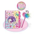 Tokidas Secret Lock Journal & Pom Pom Pen Set - Unicorn  21x24x4cm Cheap